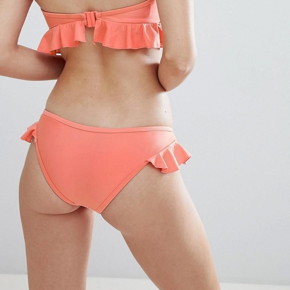 ASOS Playful Promises Crochet Bikini Bottom 3D Flo - Picture 3 of 6